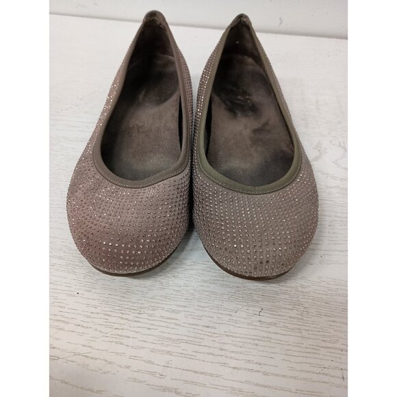 Vionic Ballet Flats Womens Size 8 Brown Sparkly Arch Support Comfort Shoes - Picture 6 of 13